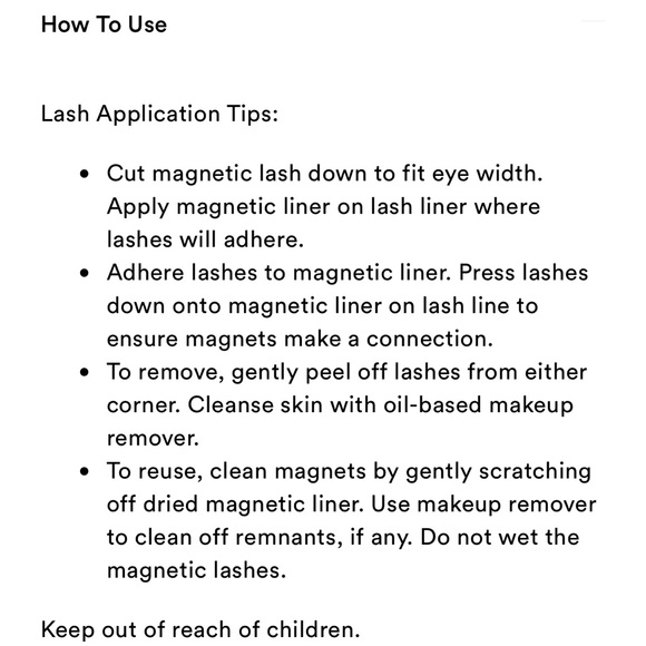 Glamnetic “Precious” (cat eye) Invisible Magnetic Half Lashes *EZ app! Last 1! - Picture 6 of 9